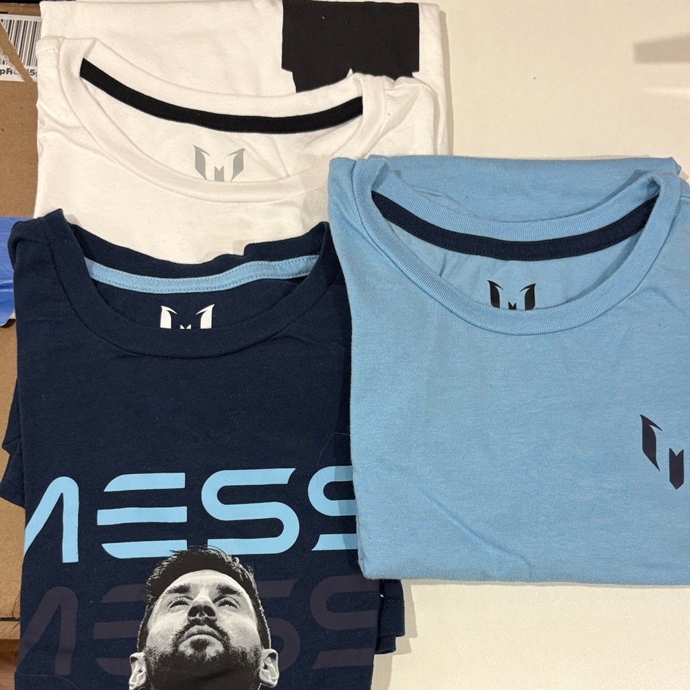 Old Navy Kids Short Sleeve Tees - White, Navy, Light Blue